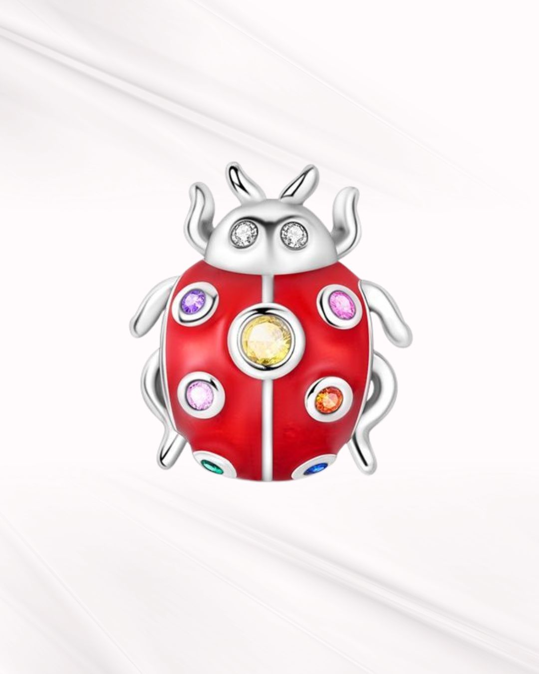 Crimson Ladybug Charm