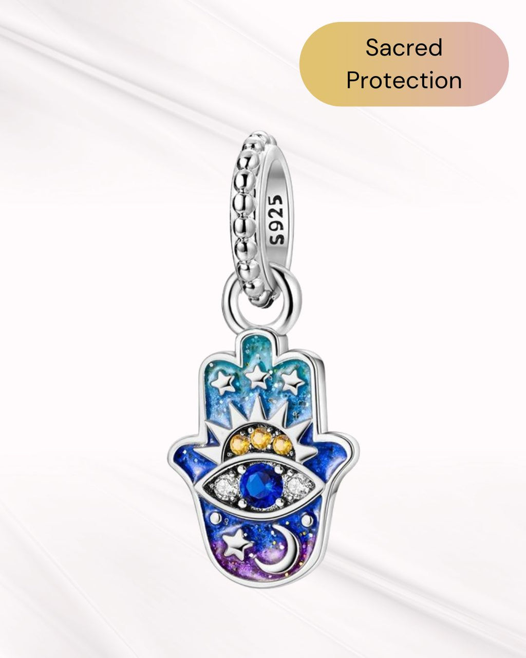 Celestial Hamsa Charm