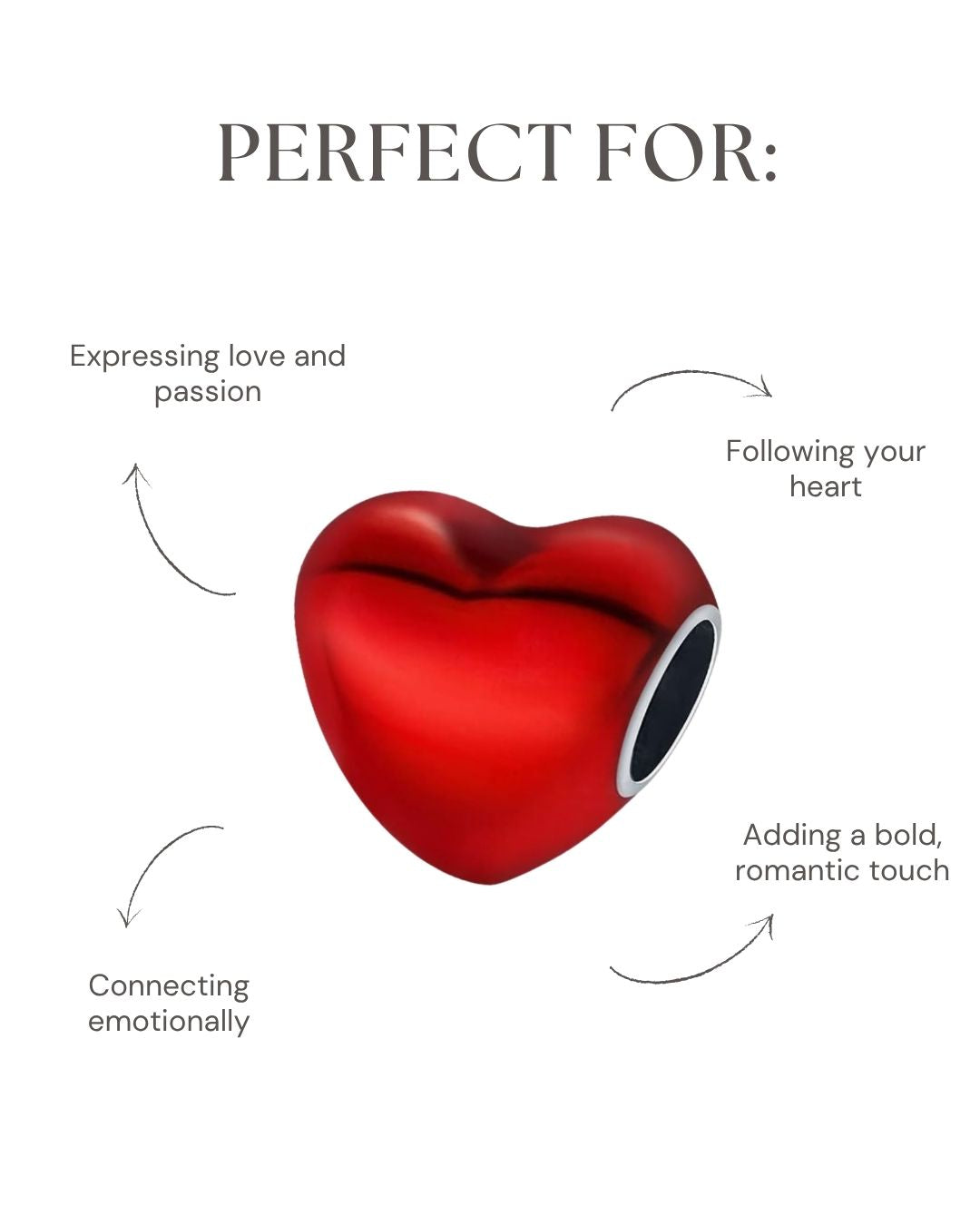 Passion Heart Charm