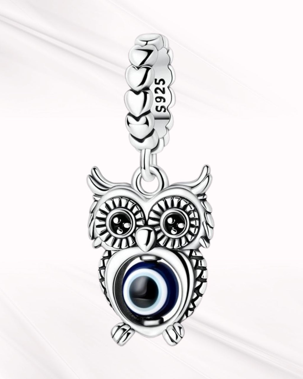 Evil Eye Owl Charm