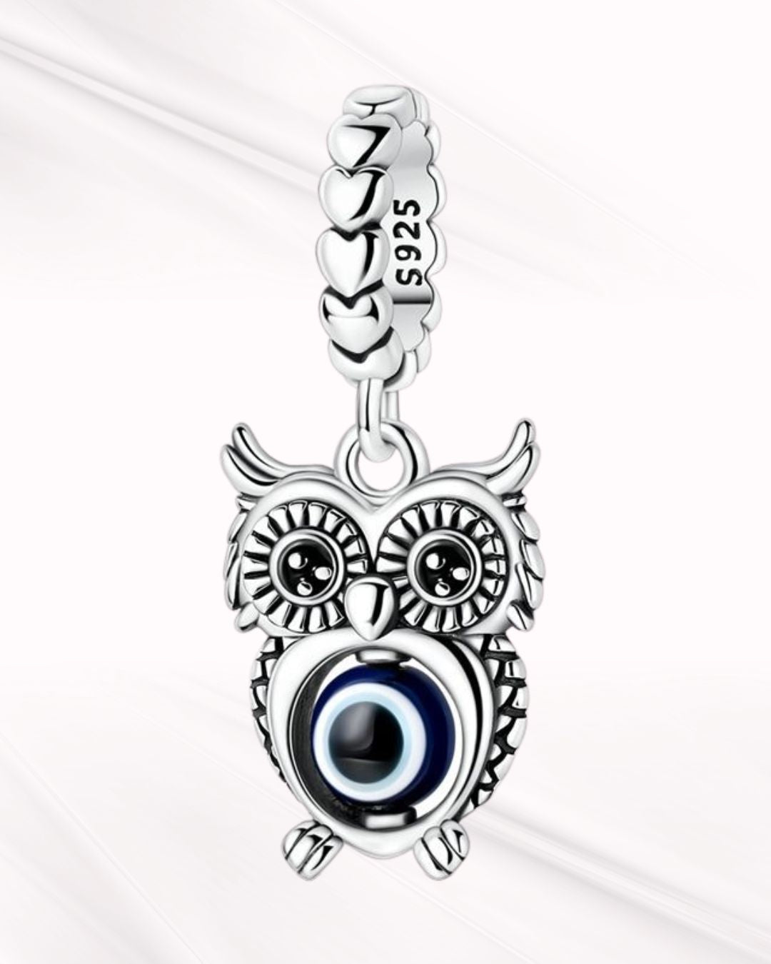 Evil Eye Owl Charm
