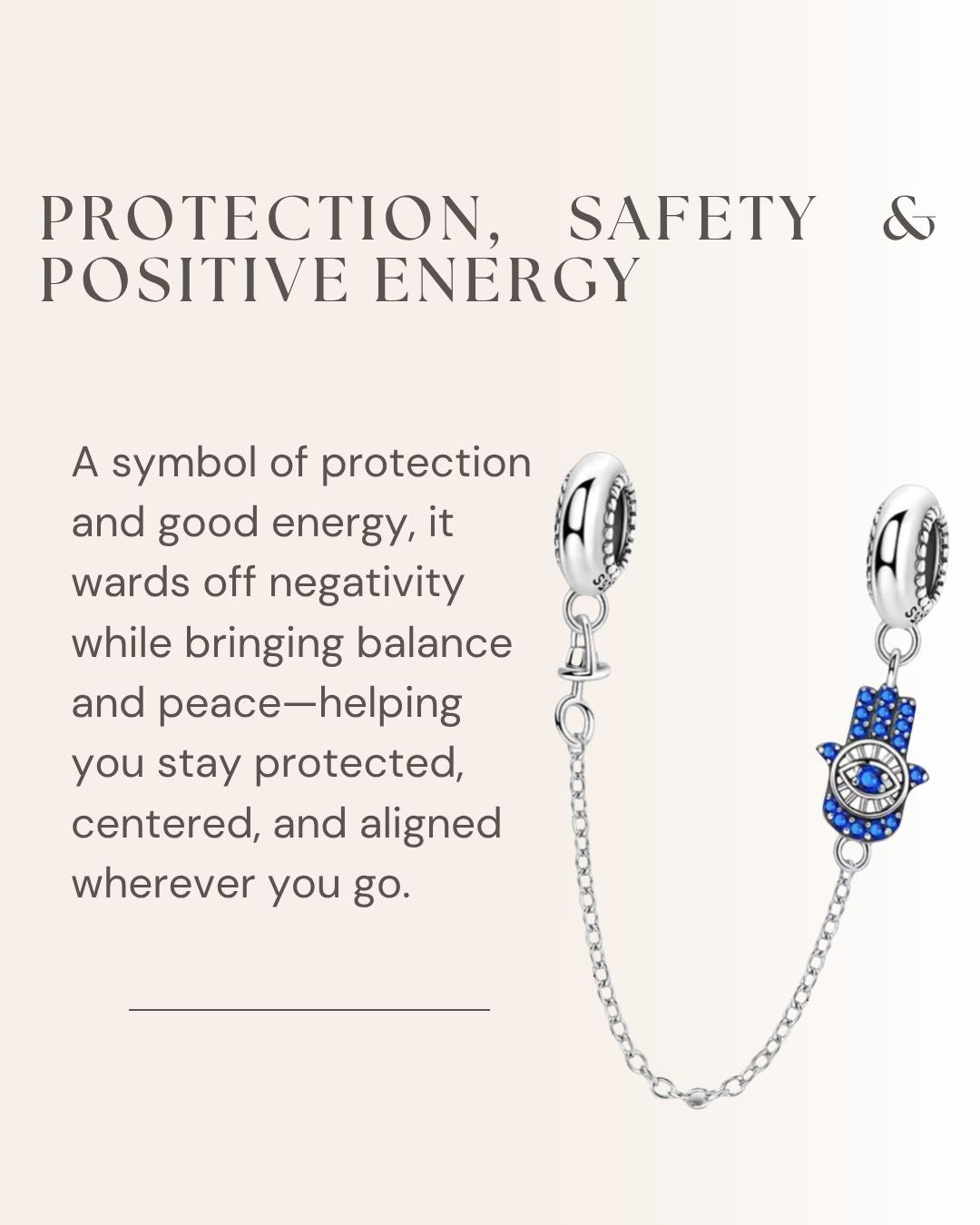 Hamsa Protection Chain Charm