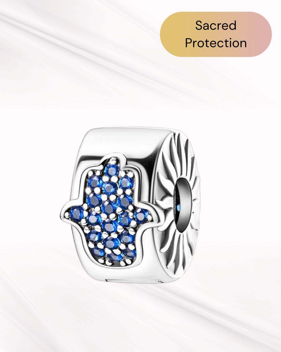 Blue Hamsa Charm