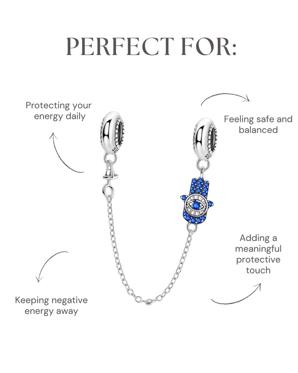 Hamsa Protection Chain Charm