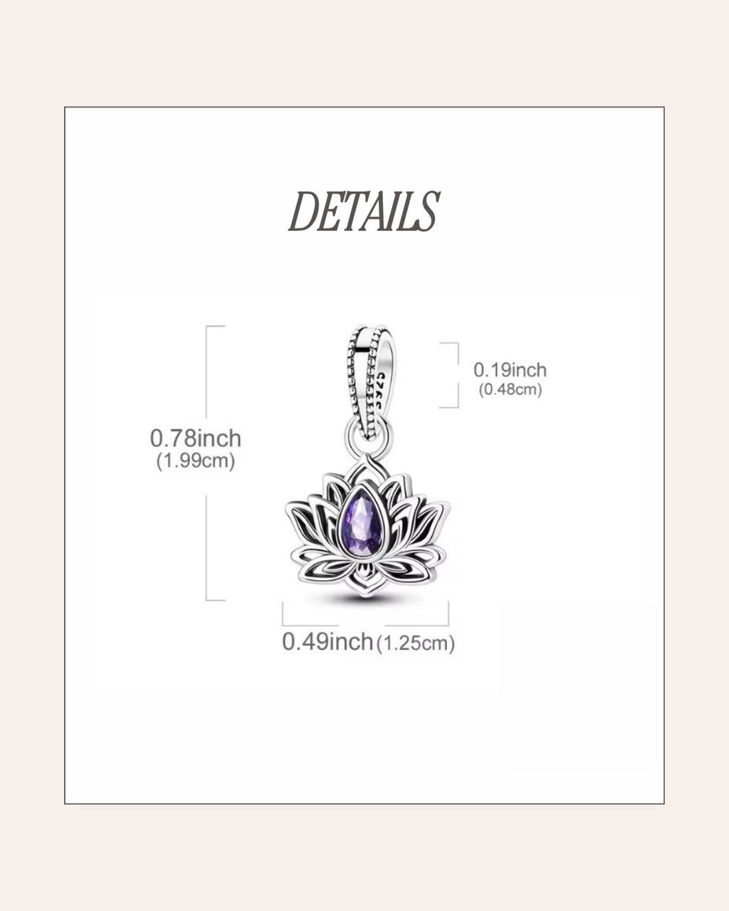 Lotus Transformation Charm