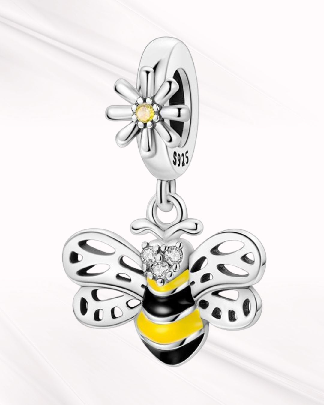 Golden Bee Charm