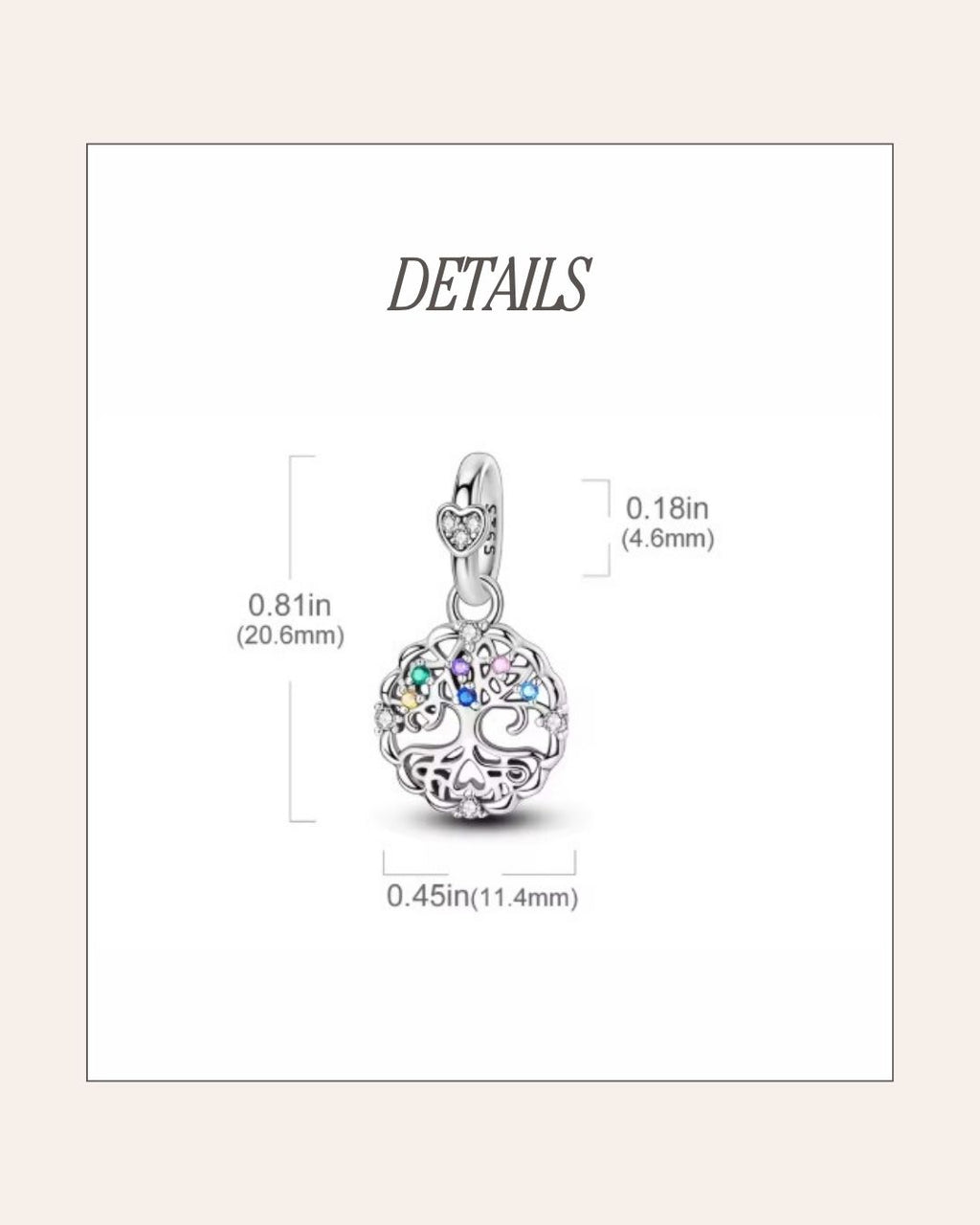 Tree of Blessings Charm