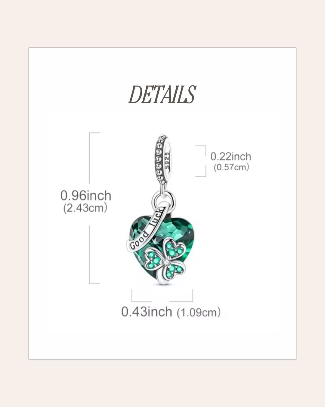 Emerald Luck Charm