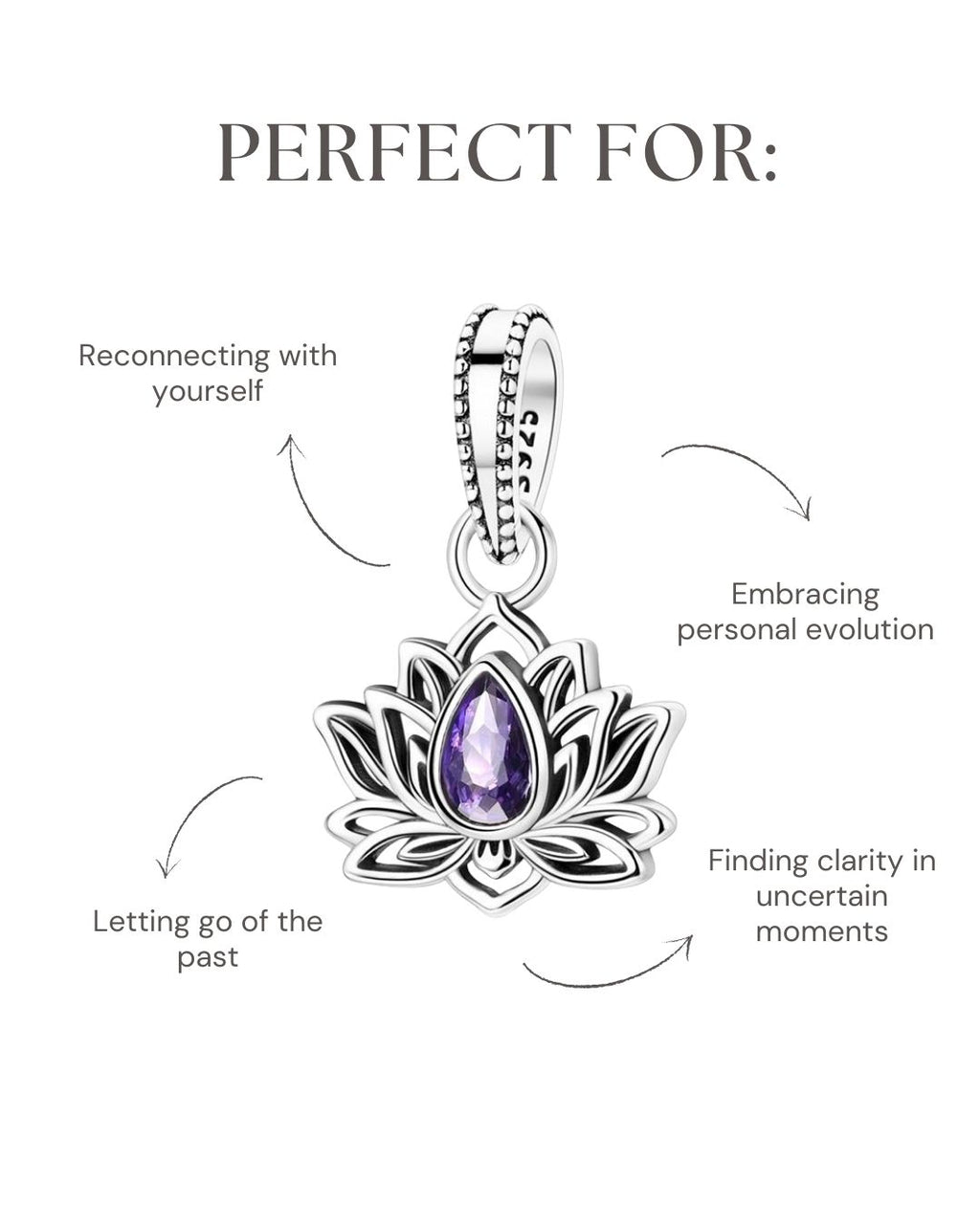 Lotus Transformation Charm