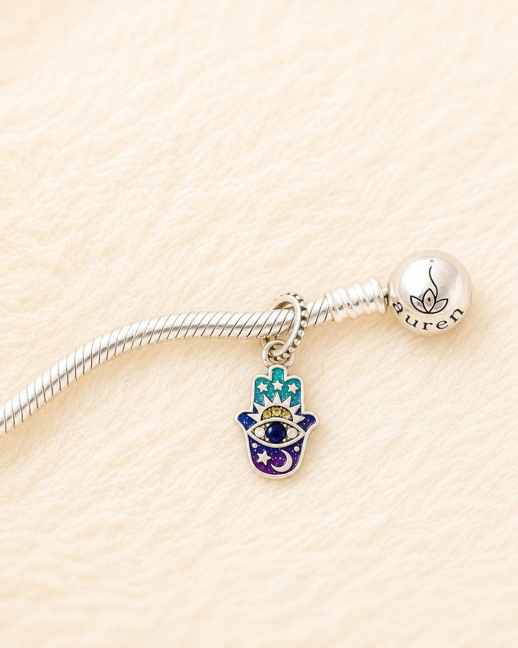 Celestial Hamsa Charm