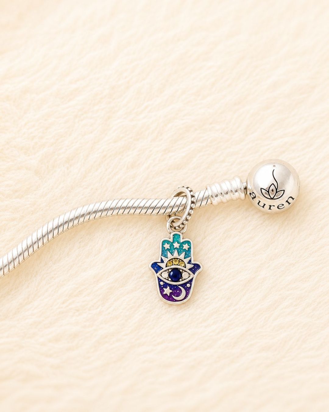 Celestial Hamsa Charm