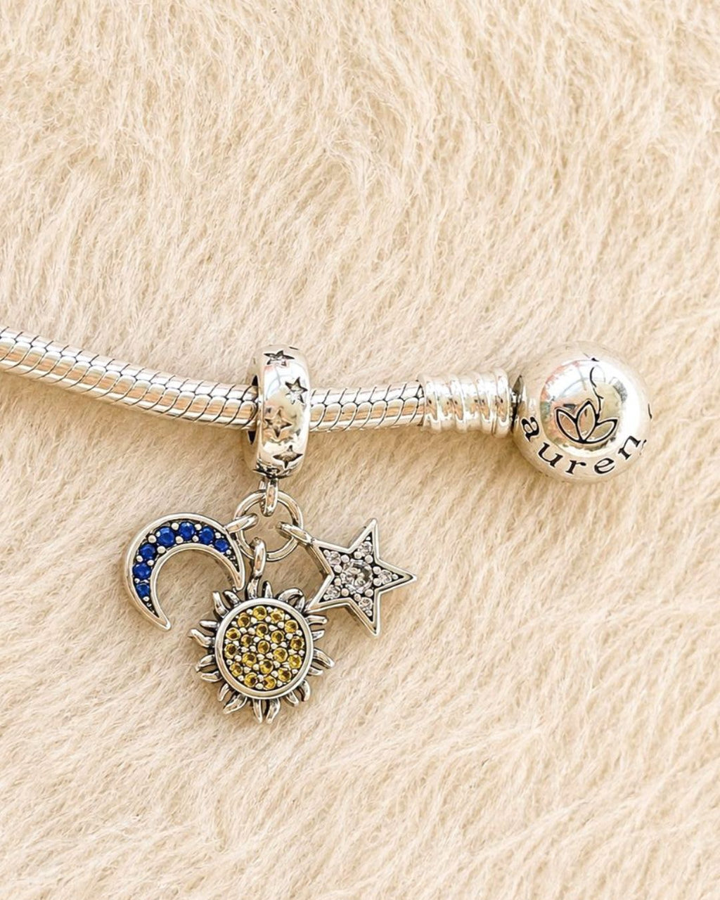 Sun Moon & Star Charm