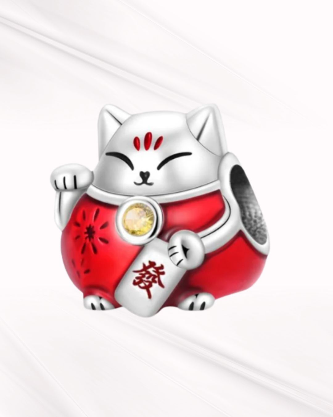 Lucky Fortune Cat Charm