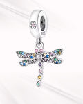 Rainbow Dragonfly Charm