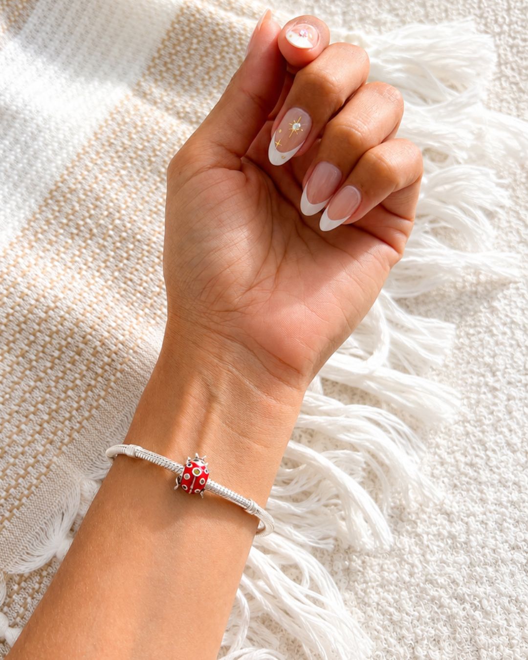 Crimson Ladybug Charm