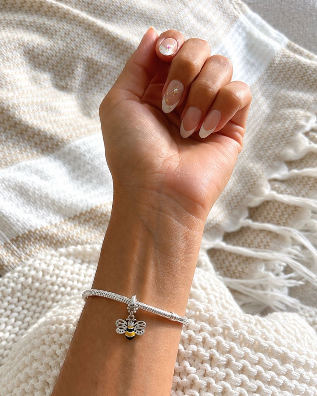 Golden Bee Charm