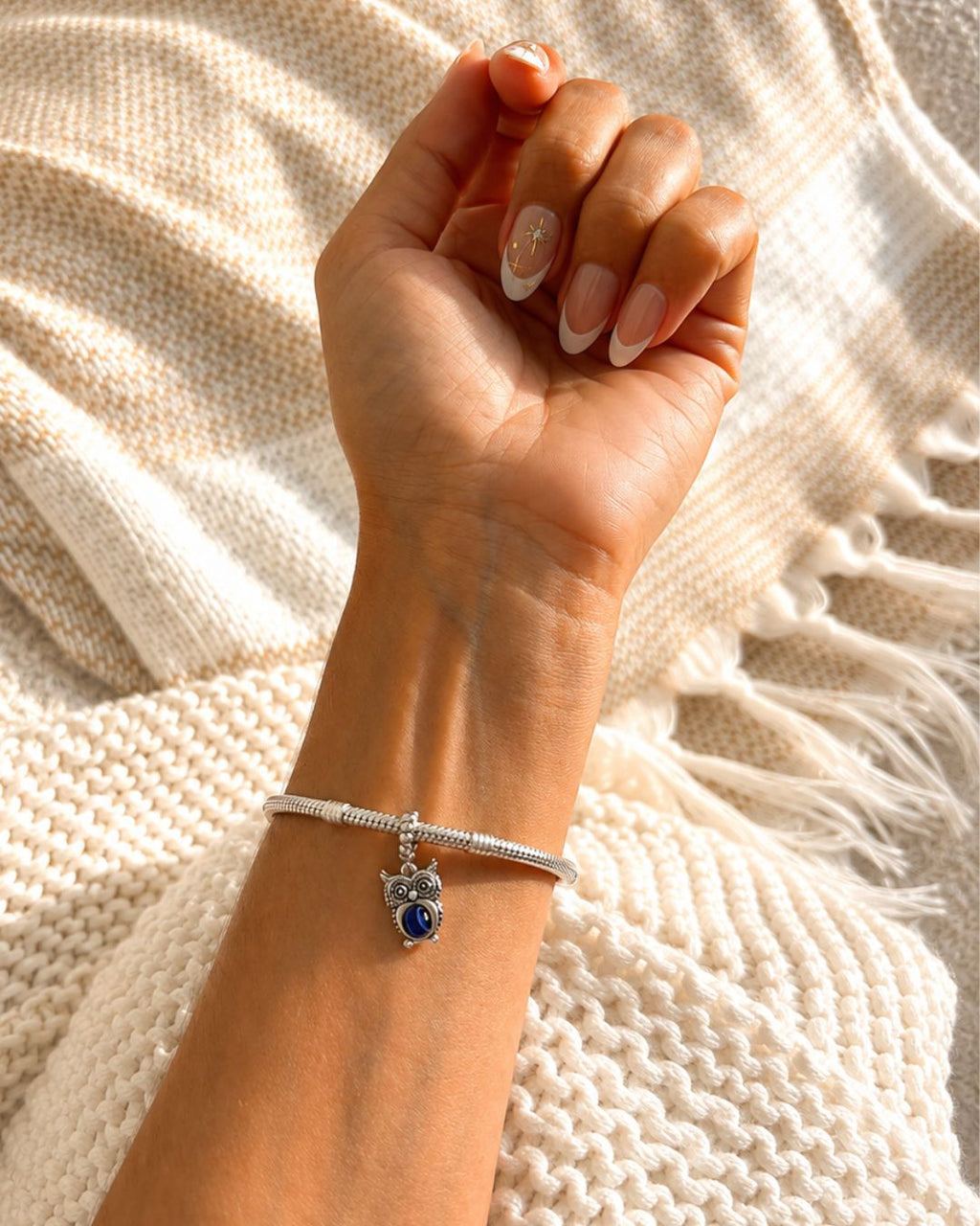 Evil Eye Owl Charm