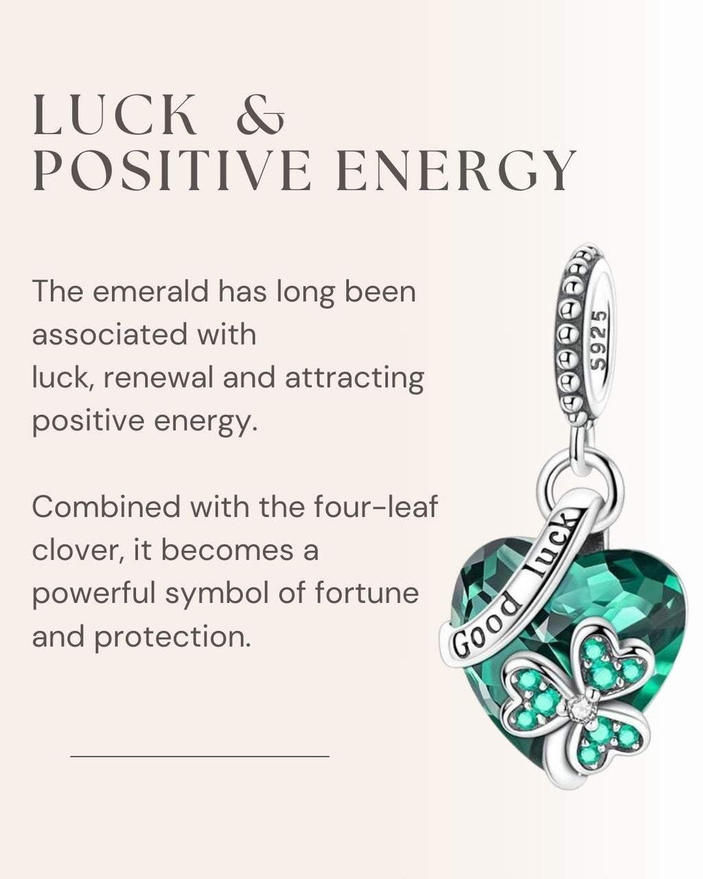 Emerald Luck Charm