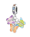 Trinity Butterfly Charm