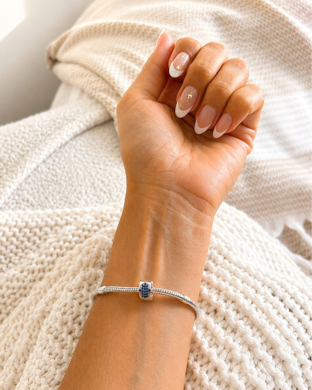Blue Hamsa Charm