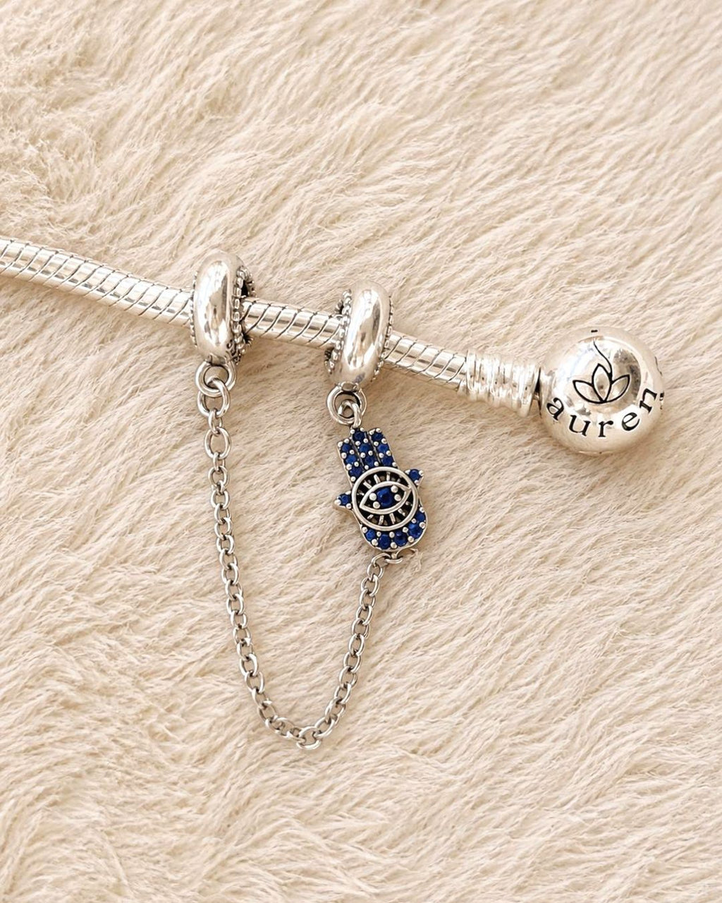 Hamsa Protection Chain Charm