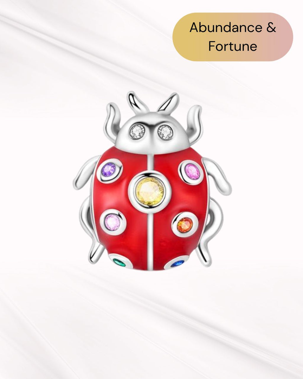 Crimson Ladybug Charm