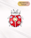 Crimson Ladybug Charm