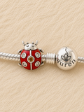 Crimson Ladybug Charm