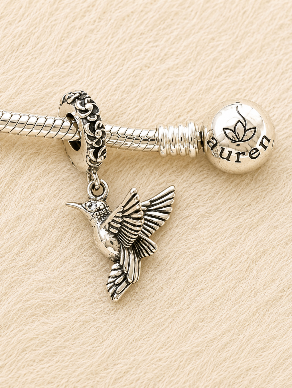 Hummingbird Flight Charm