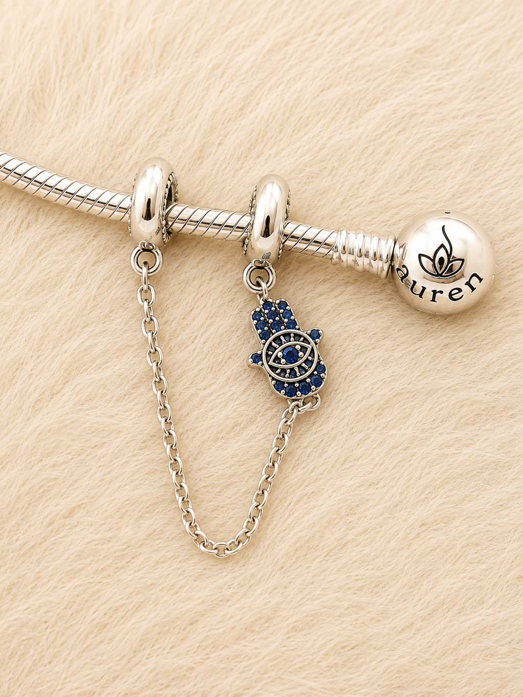 Hamsa Protection Chain Charm