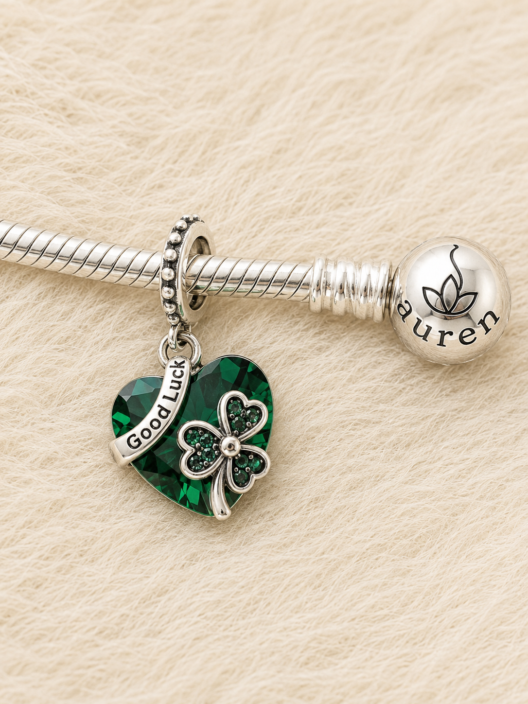 Emerald Luck Charm