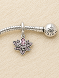 Rose Radiance Lotus Charm
