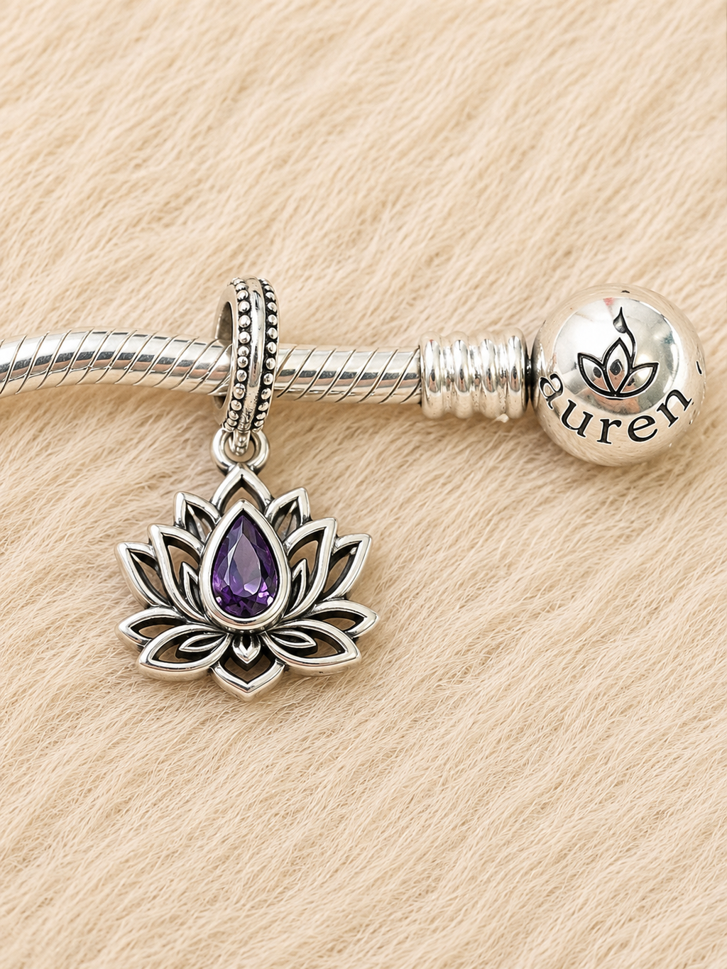 Lotus Transformation Charm