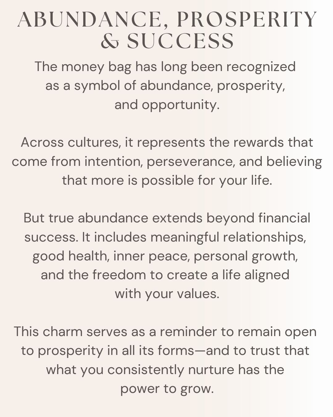 Wealth Manifestation Charm