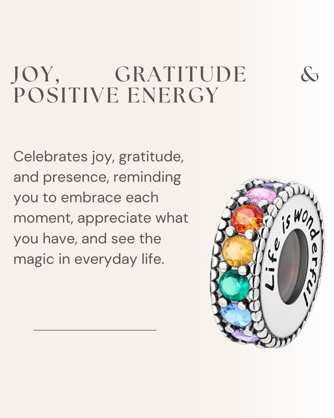 Wonderful Life Charm