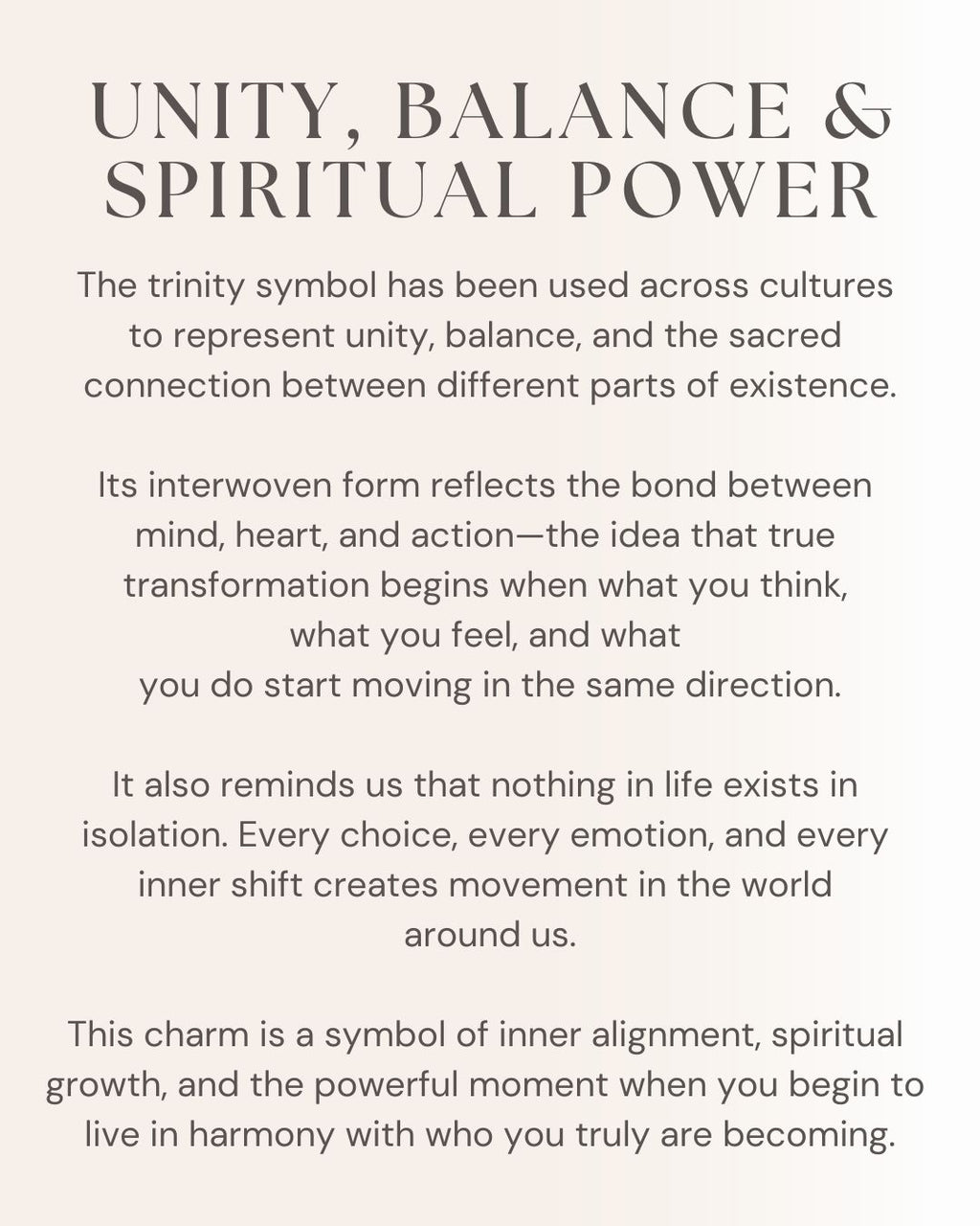 Mystic Trinity Charm