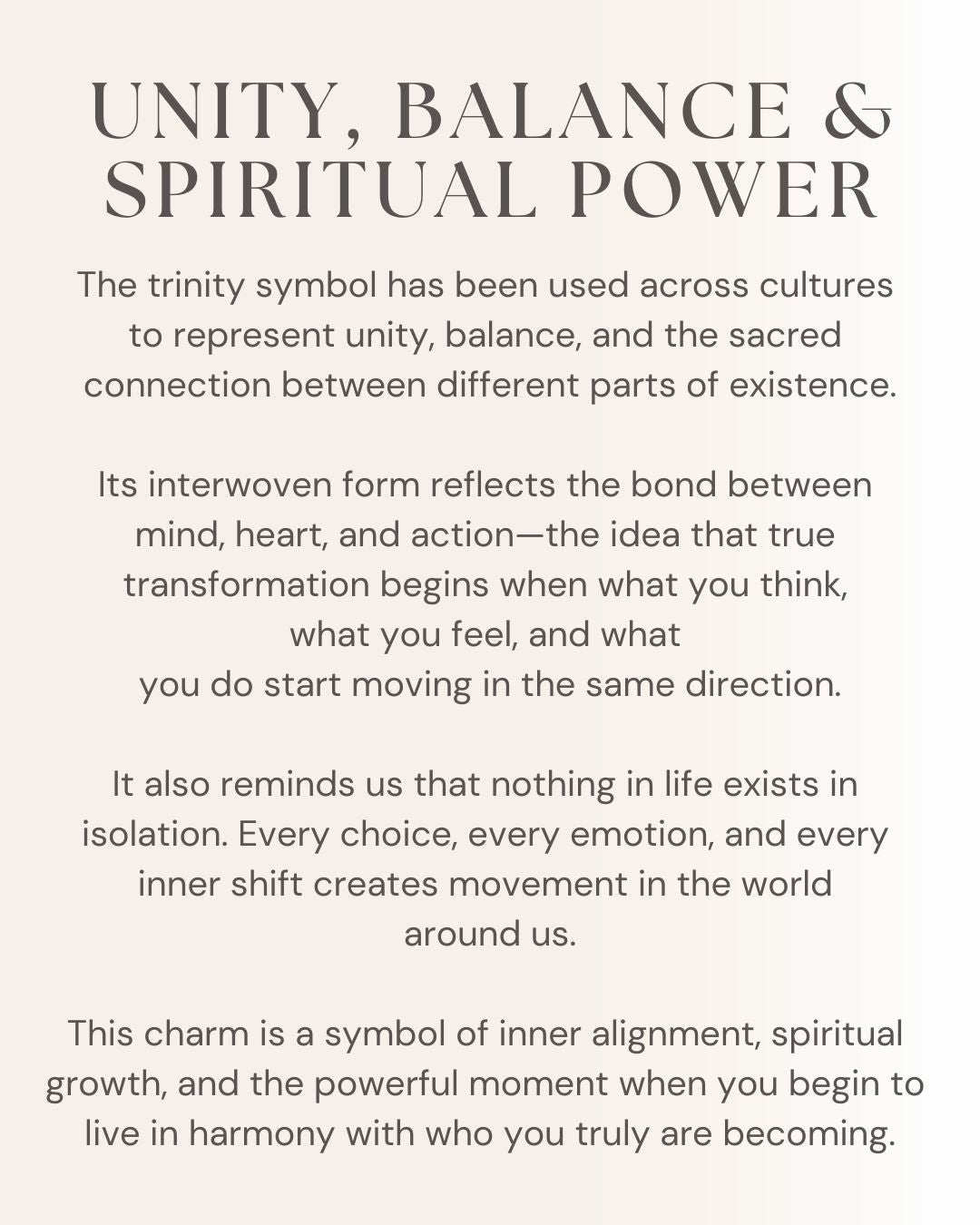 Mystic Trinity Charm