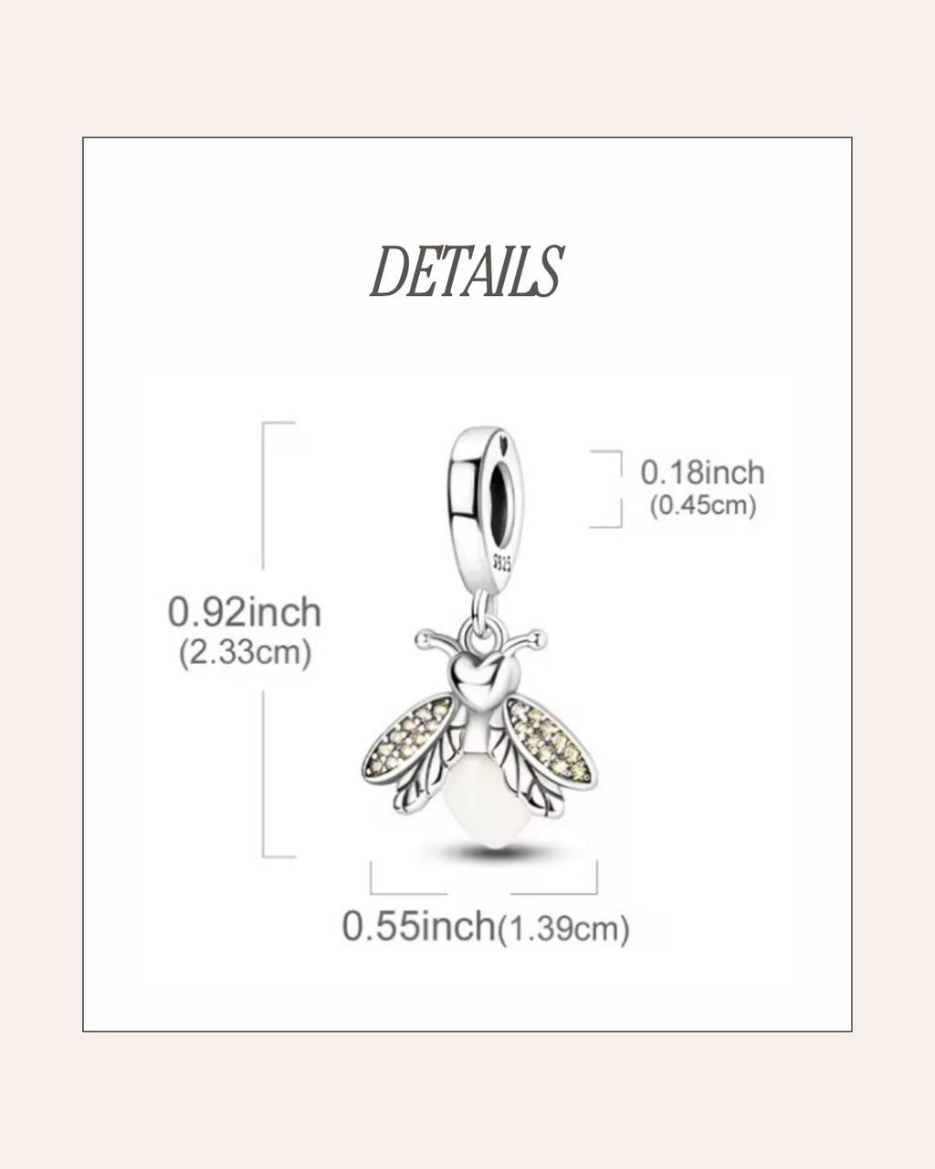 Sweet Bee Charm
