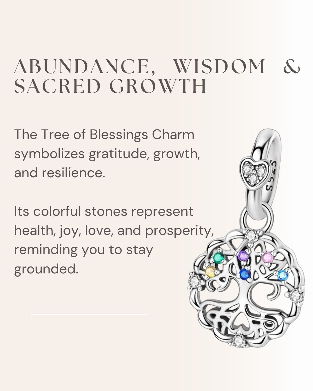 Tree of Blessings Charm