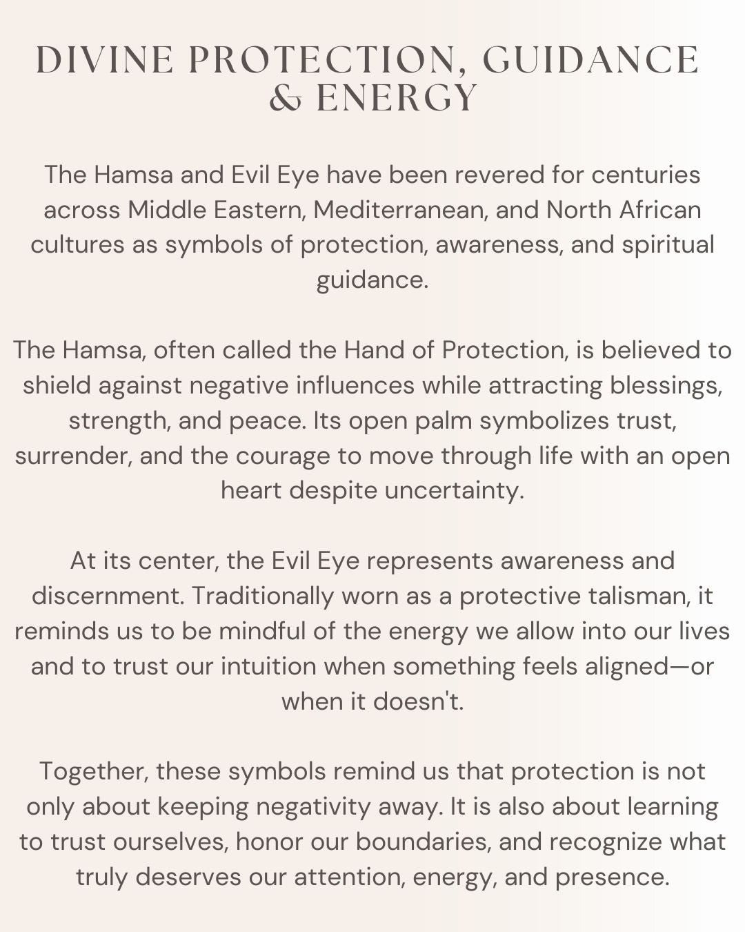Divine Protection Charm