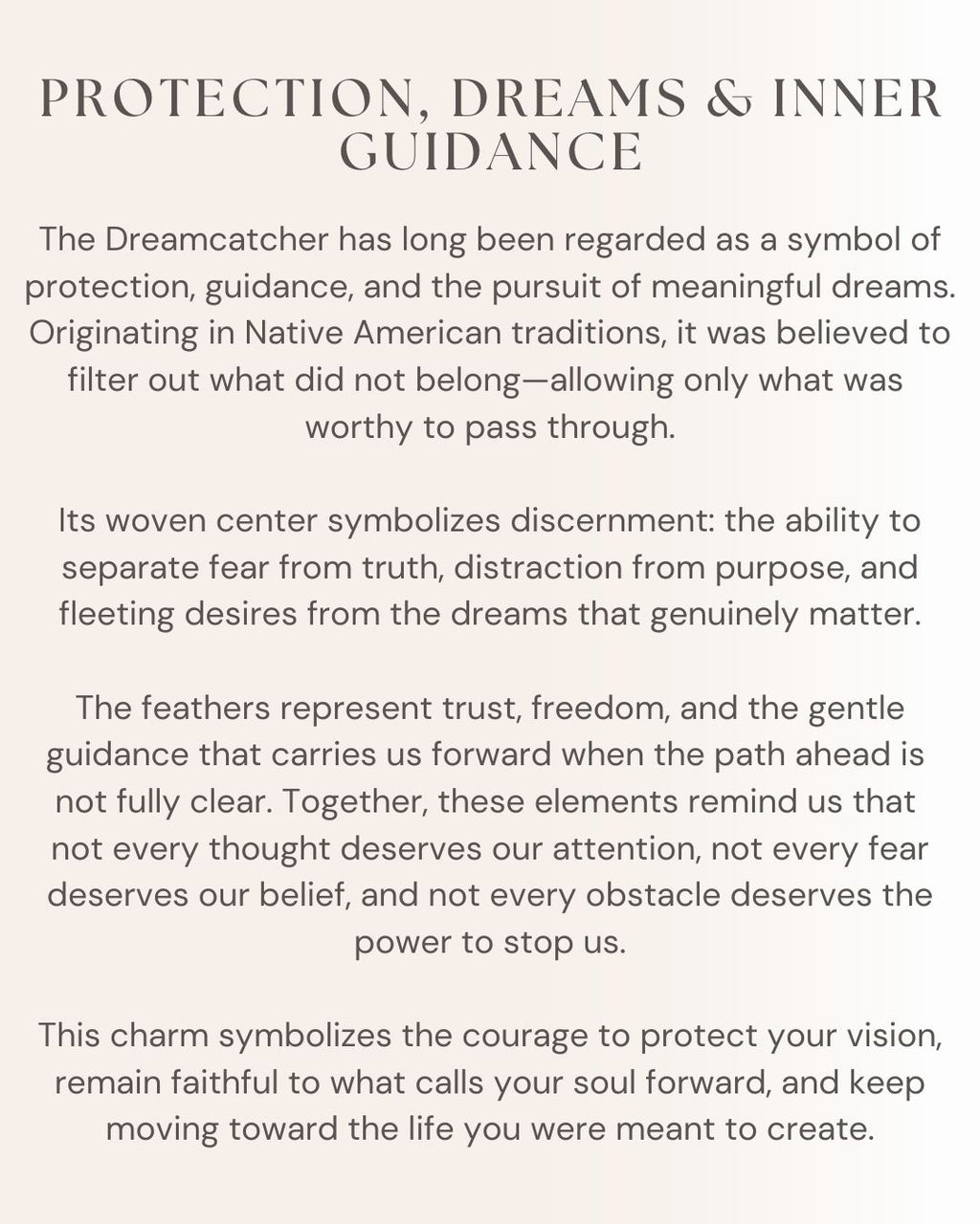 Soul Dreamcatcher Charm