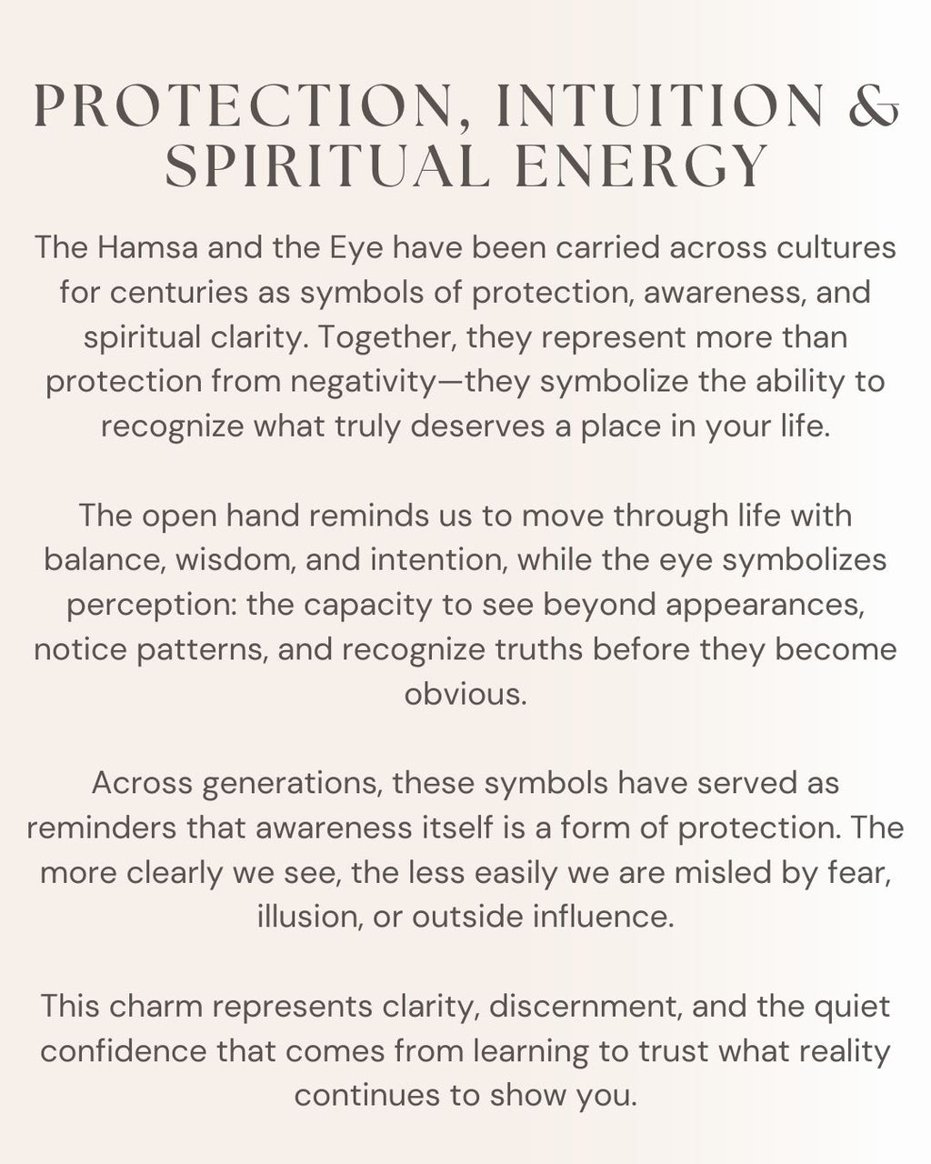 Mystic Protection Charm