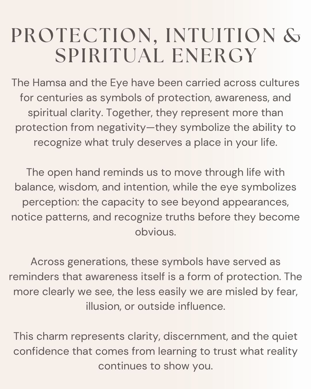 Mystic Protection Charm