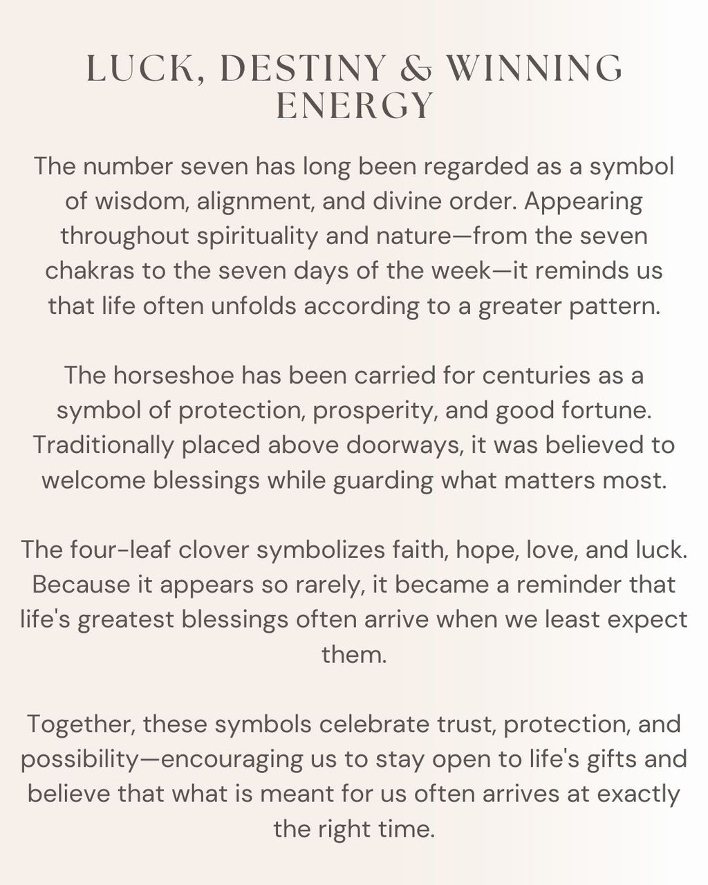 Lucky Seven Charm