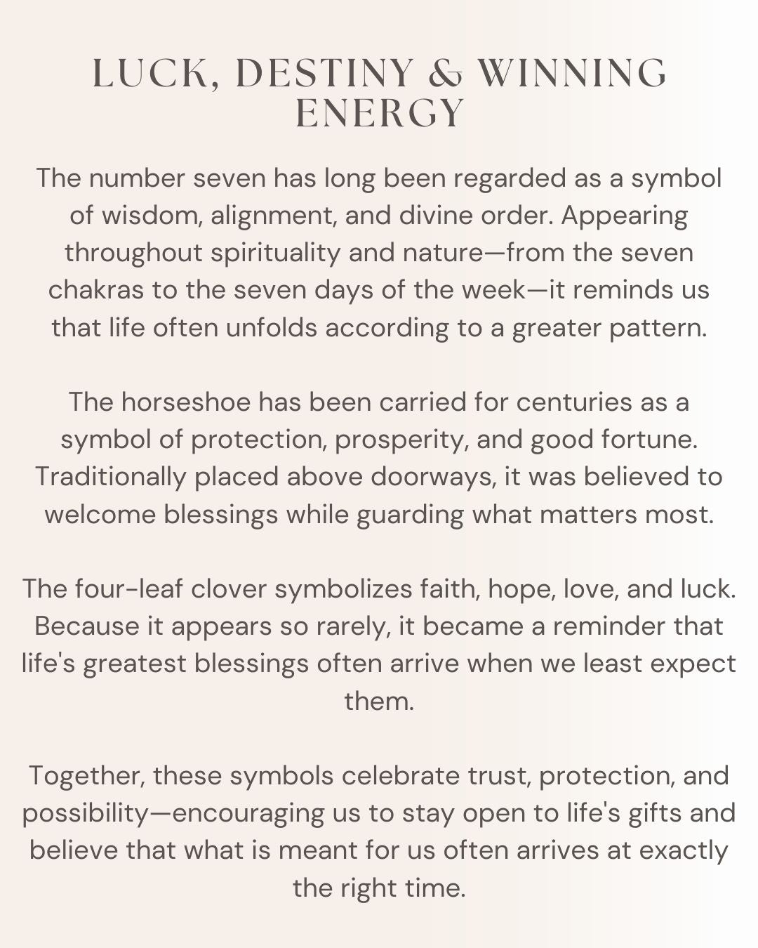 Lucky Seven Charm