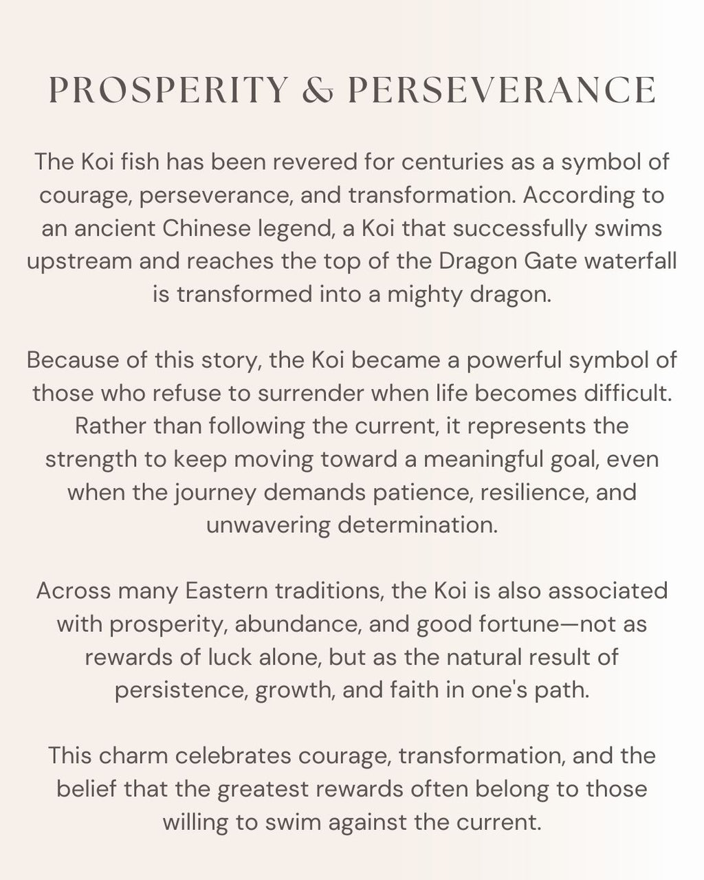 Koi Prosperity Charm