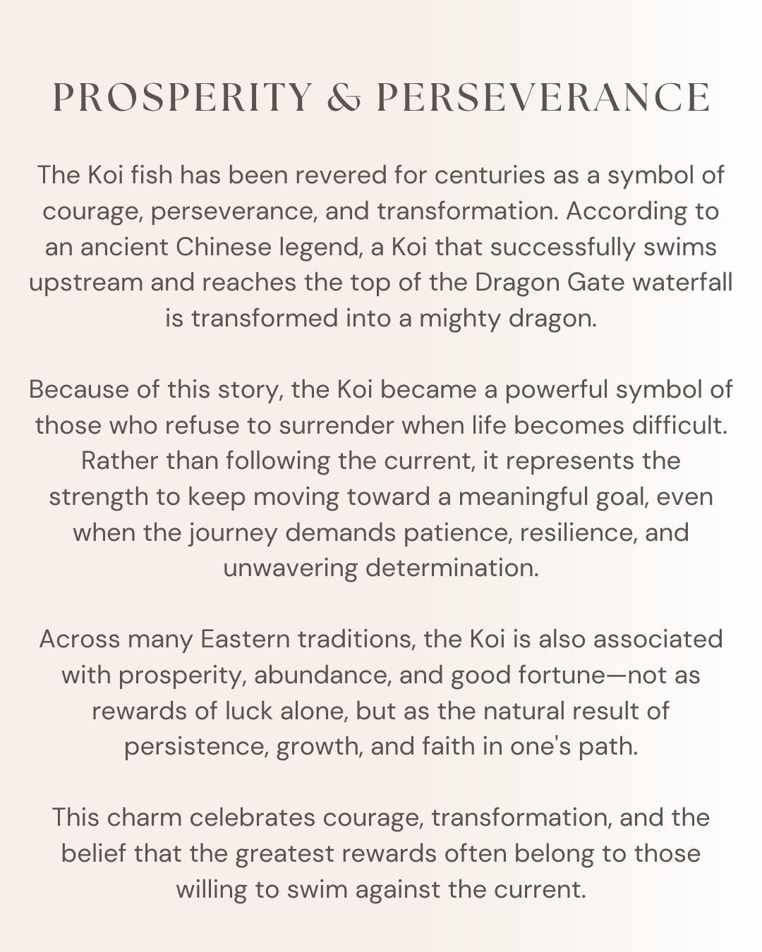 Koi Prosperity Charm