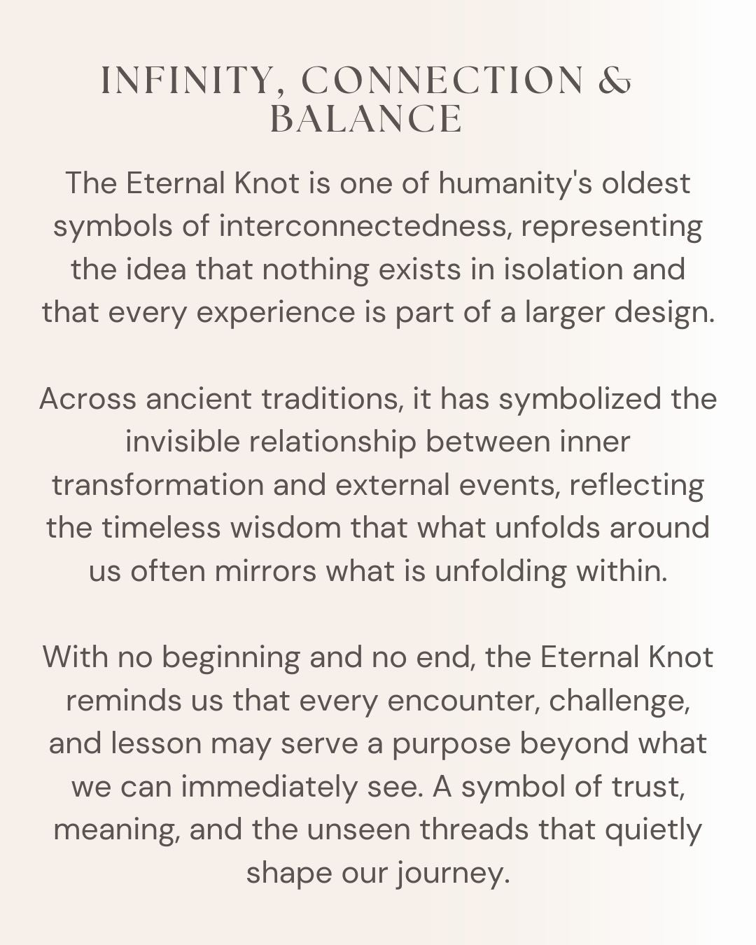 Eternal Knot Charm