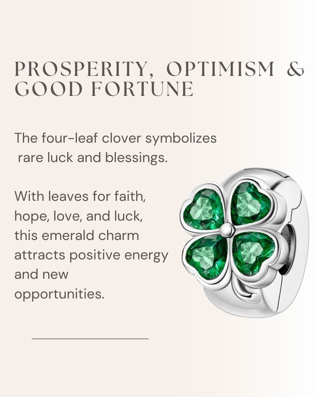 Lucky Clover Charm
