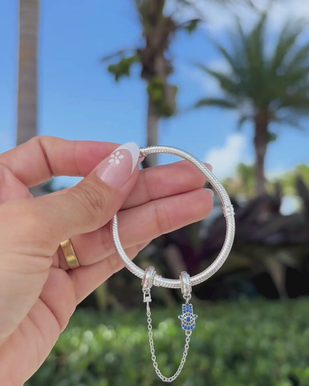 Hamsa Protection Chain Charm